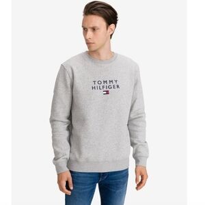 Tommy Hilfiger Stacked Flag Sweatshirt Size Large